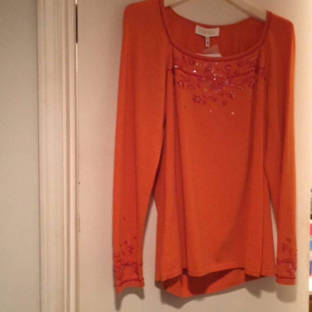 Escada Orange Sweater